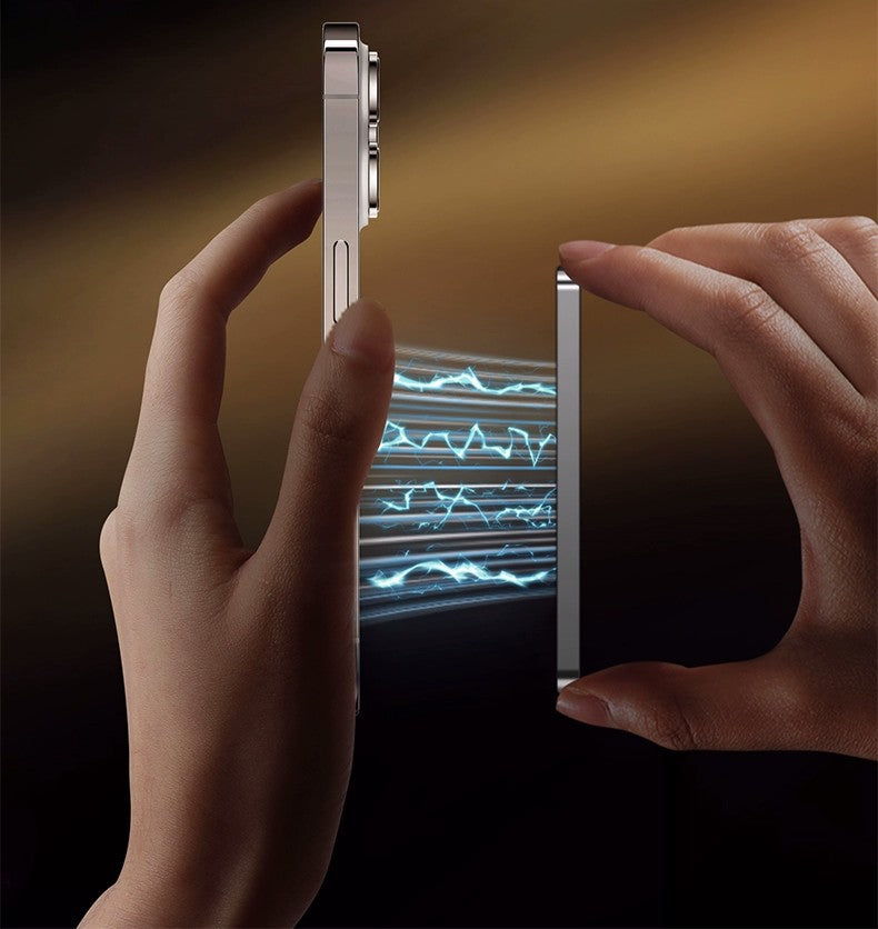 Suitable for Apple Magsafe Metal Aluminum Alloy Magnetic Wireless Power Bank Fast Charging Lightweight and Portable Power Bank