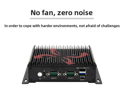 ADSYNCTEK  C2120E-C2 Dual Network 2 Serial Port Fanless Industrial Control Machine Wifi6 Wall-Mounted 8 Generation Mini Industrial Control Host