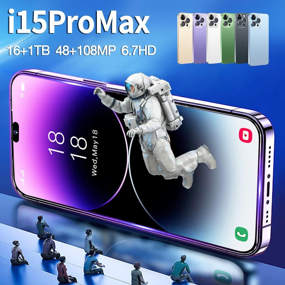 i15proMax Cross-border Low-cost Factory Stock 3G Android 1+16 Smartphone 6.3 inch