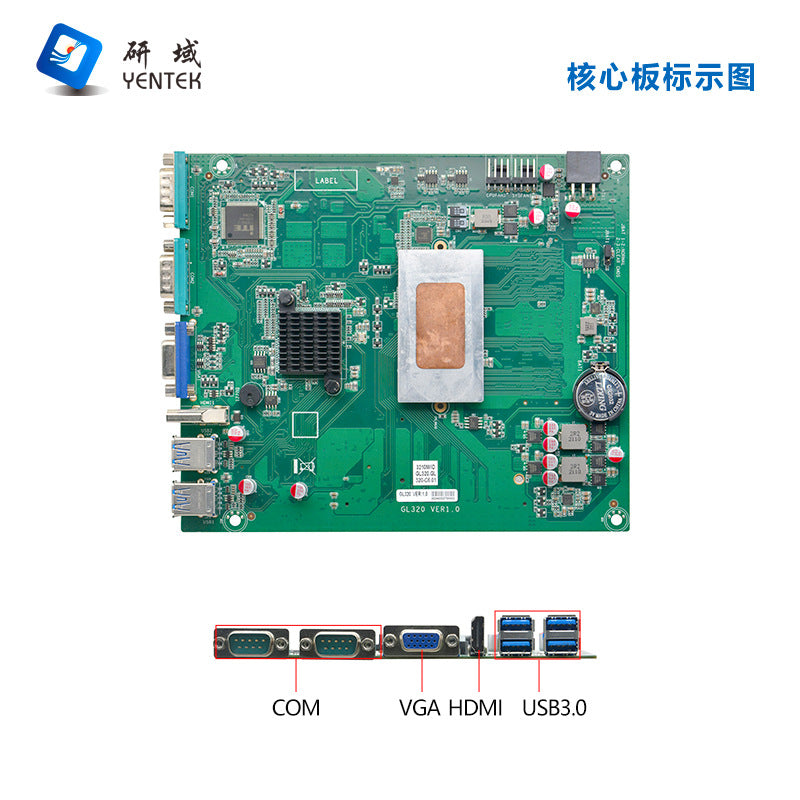 G3250F-L6 Mini Industrial Computer 6 Network Ports 4 Serial Ports XP Industrial PC 7/8th Gen i7 i5 Industrial Host