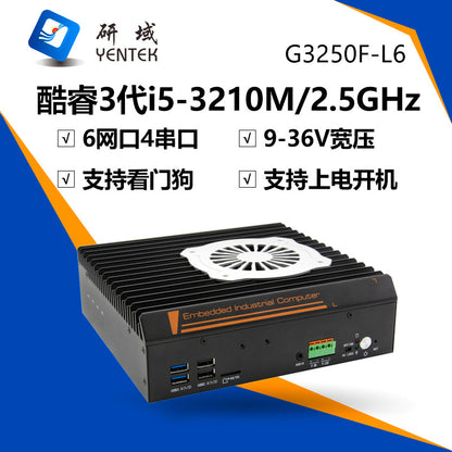 G3250F-L6 Mini Industrial Computer 6 Network Ports 4 Serial Ports XP Industrial PC 7/8th Gen i7 i5 Industrial Host