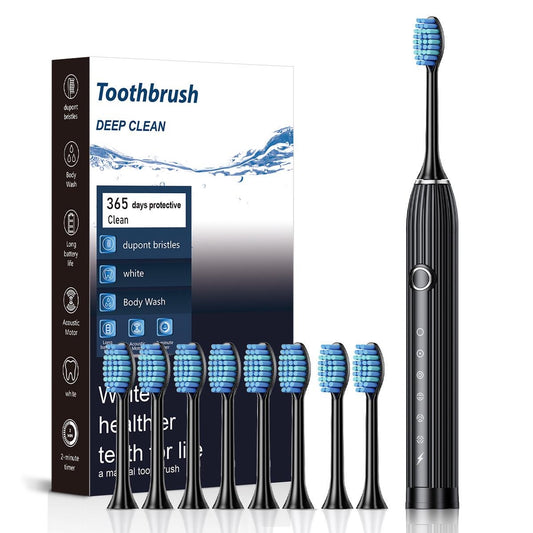 USB Rechargeable Full Body Waterproof Toothbrush DuPont Hair Toothbrush Adult Sonic Magnetic Suspension Electric Toothbrush