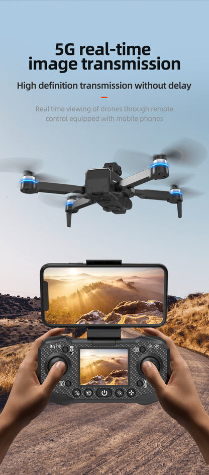 Cross-Border LF633UAV Screen Control Brushless Optical Flow Positioning Quadcopter Long Endurance Remote Control Airplane Toy