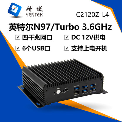 Industrial Control C2120Z-L4 Ethernet Mini Industrial Computer 12th Gen N97 Embedded Vision Industrial PC Host