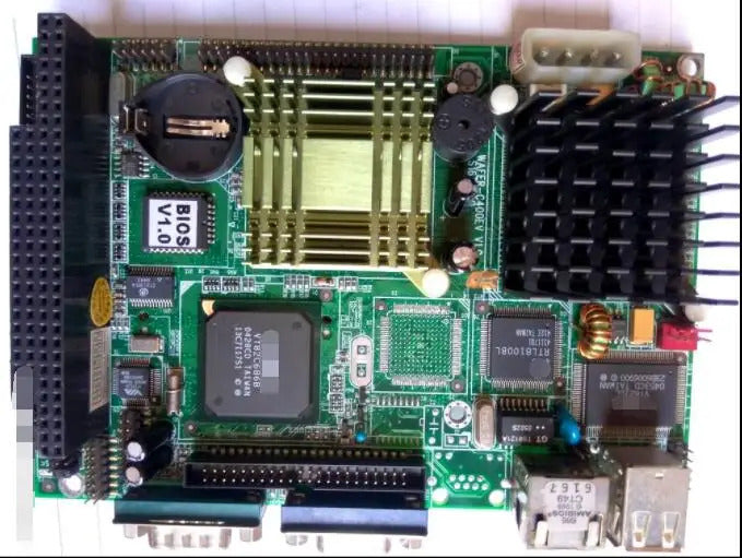 WAFER-C400E 100% OK IPC 3.5 inch embedded Original Motherboard 3.5" Industrial Mainboard SBC mini PCI with CPU RAM Fanless