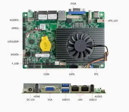 I5-6200u I5-6300u i7-6500u Motherboard 3.5" SBC IPC Mainboard industrial 3.5 inch with Quad Core DC-12V 6COM 2LAN LVDS VGA