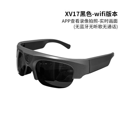 Anti-Blue Light Wireless DV Sports Call Music Listening Cycling Shooting Bluetooth Earphones Audio Smart Glasses