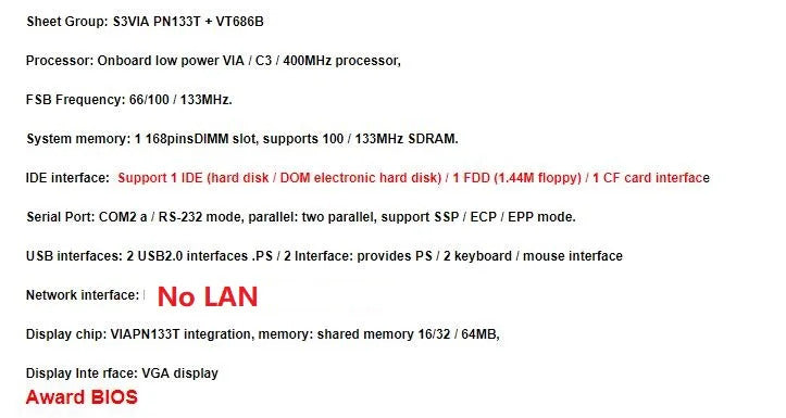 FB-2501 New IPC ISA Board 486 FB2501 Industrial motherboard Half-Size CPU Card PICMG1.0 PC/104 Onboard CPU RAM For CNC EDM