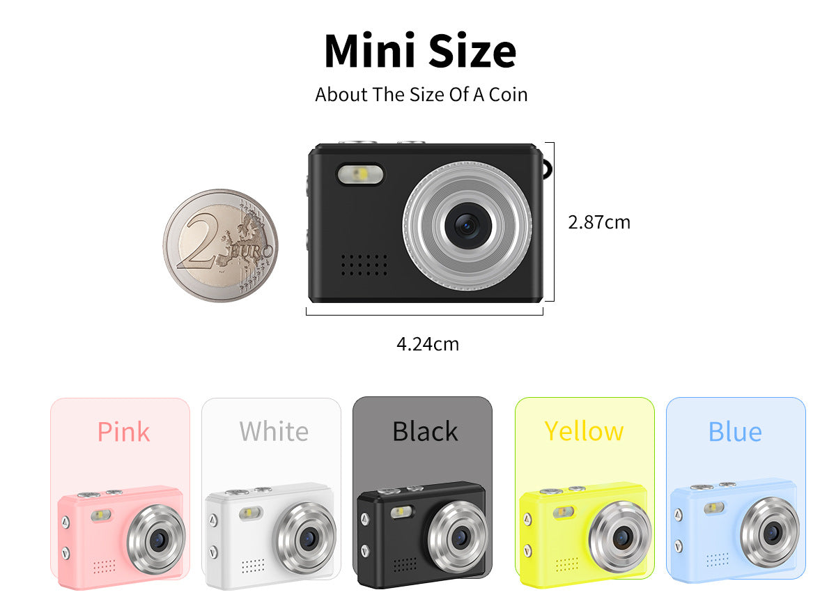 Cross-border New Small Digital Camera Photo Video Thumb Camera Cycling Climbing Pet Recording Mini Camera