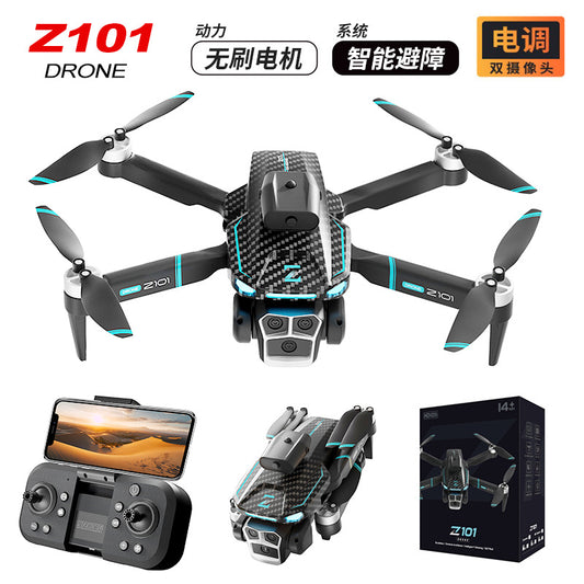 Cross-Border Z101Drone Long Endurance Obstacle Avoidance Aerial Photography Quadcopter Brushless Motor Remote Control Aircraft Drone