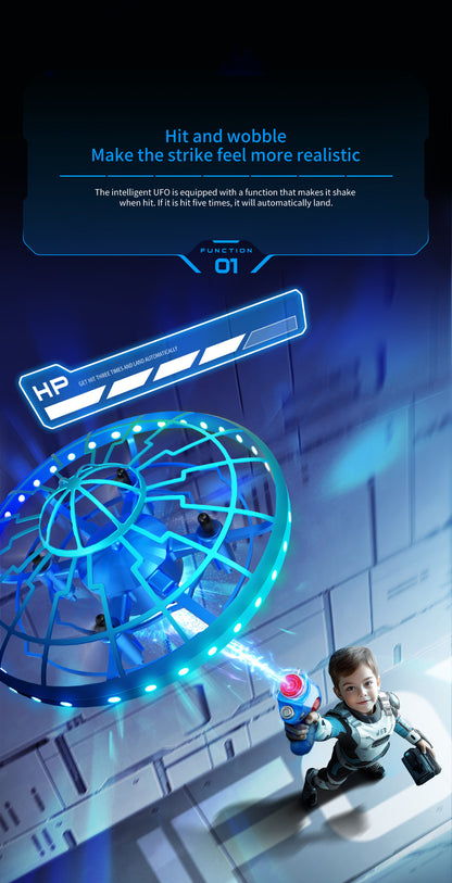 Cross-Border XS4Colorful Induction Quadcopter Children's Toy UFO Mini Drone Levitation Rotating UFO