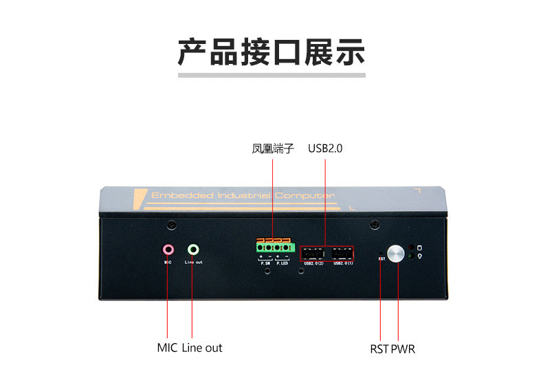 Industrial Control G3060S-L6 Fanless Mini Industrial Computer 11/12 Gen i5 i7 Vision Industrial PC Host