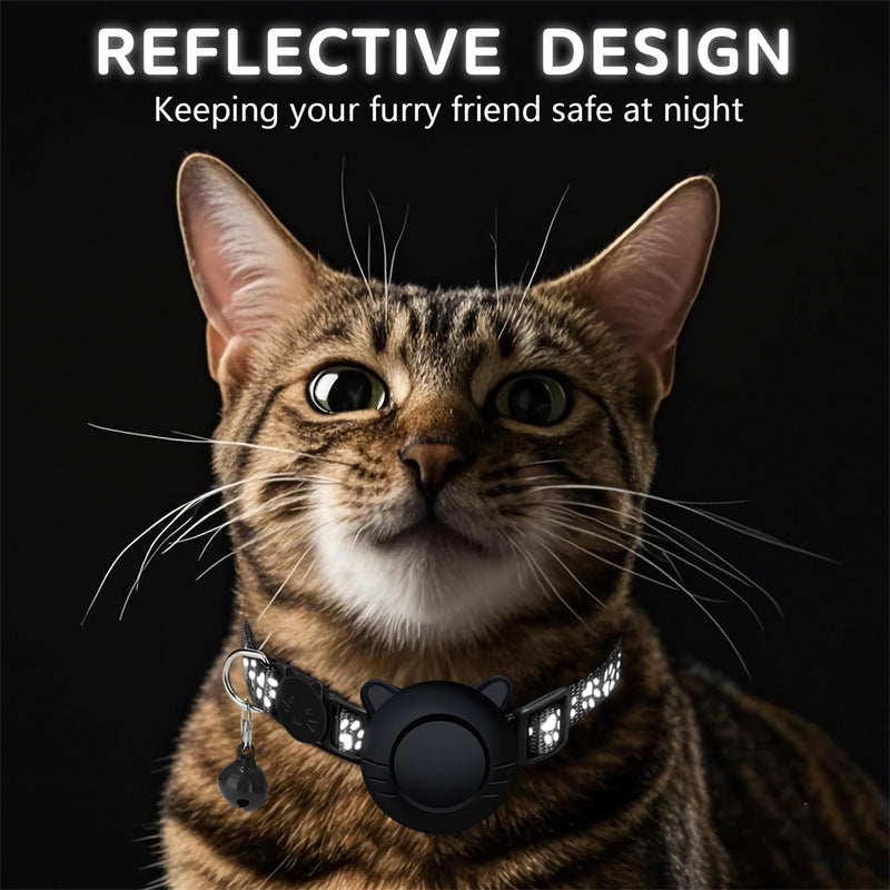 iOS Dedicated Pet Locator Collar Global Tracker Compatible with Apple Find My Locator Cat Collar