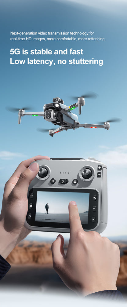 Cross-Border K19 MAX Drone with screen control brushless motor for high-definition aerial photography GPS Intelligent Positioning Remote Control Drone