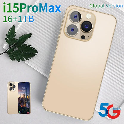 i15proMax Cross-border Low-cost Factory Stock 3G Android 1+16 Smartphone 6.3 inch