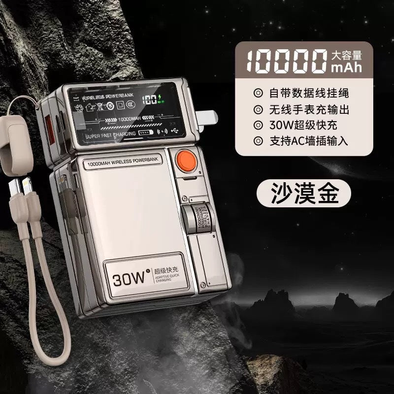 AC Plug Charger30W Super fast charging portable power bank with stand cross-border magnetic charger