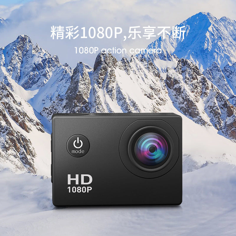 Cross-border new anti-shake action camera full HD outdoor shooting DV Cycling Diving Head-Mounted Sports Camera