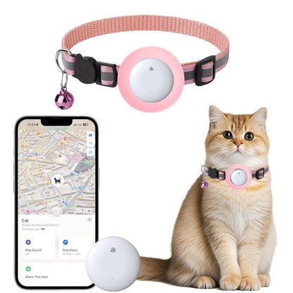 Pet Cat Locator Collar Suitable for iOS Waterproof Apple Find My Tracker Collar