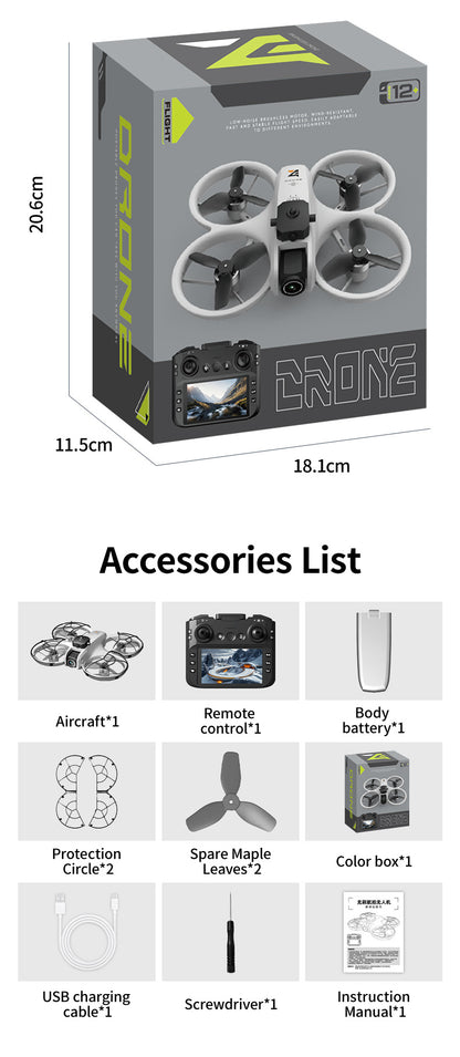 Cross-Border Z4Drone Large Screen Aerial Photography Brushless Quadcopter Obstacle Avoidance Anti-Collision Flying Machine Toy Remote Control Airplane