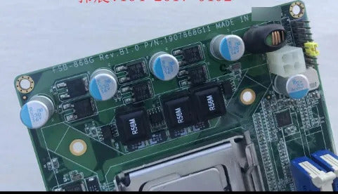 FSB-868G Rev.B1.0 100% OK IPC Board Full-size CPU Card ISA PCI Industrial Embedded Mainboard PICMG1.0  With CPU RAM  No Fan