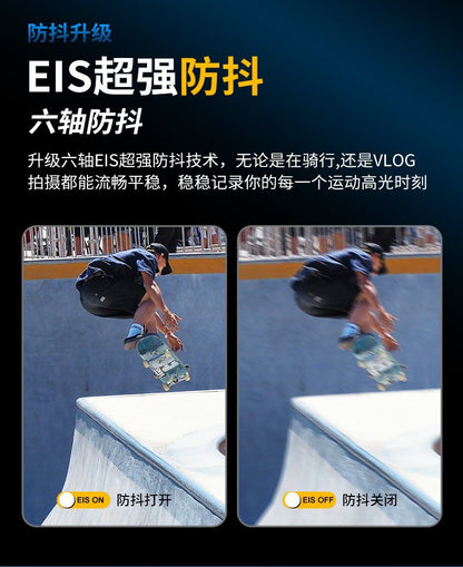 Cross-Border5k Sports Camera Waterproof and anti-shake with wireless microphone support Outdoor shooting recorder factory customization