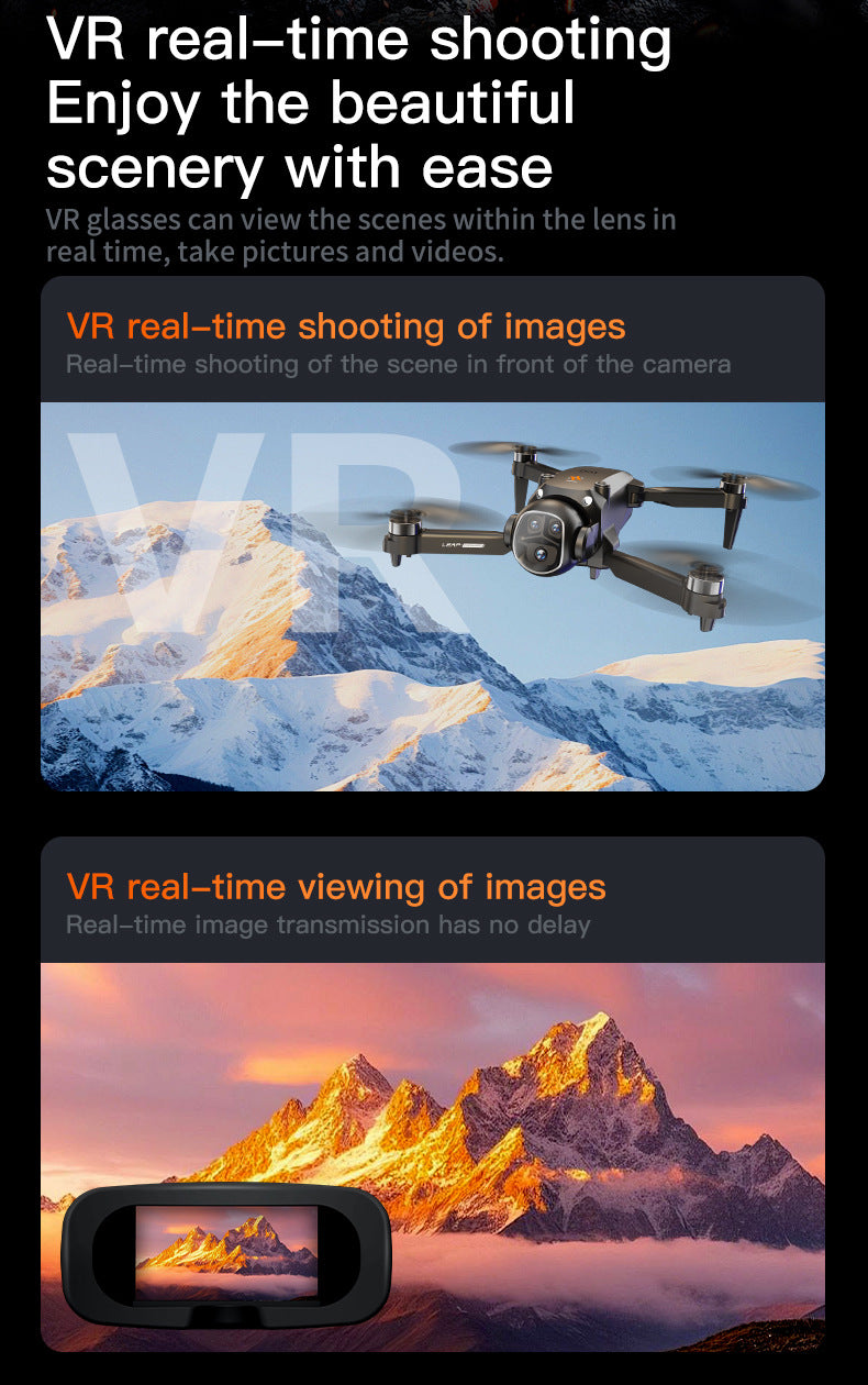 Cross-Border H21Drone Optical Flow Positioning Brushless Aircraft HD Aerial Photography ESC Camera Remote Control Airplane Drone