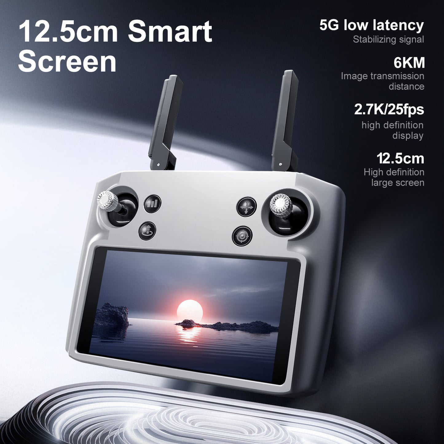 Cross-Border S819Remote Control Screened Drone with Relay Digital Image Transmission and Airdrop Capability2.7K High-Definition Aerial Drone