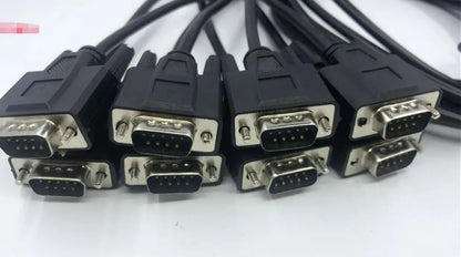 CP-168U Nice Used Serial RS232 PCI Multi-Port Serial Card 62Pin to 8 x 9Pin Adapter Data