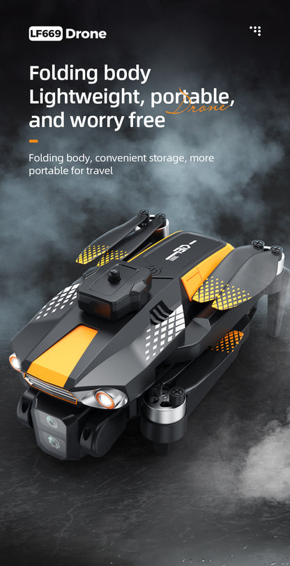 Cross-Border LF669Drone remote control with screen brushless motor HD aerial photography GPS Intelligent Positioning Remote Control Drone