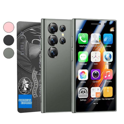 3 Inch Ultra-thin Smart Phone, Android 9.0 2GB RAM 16GB ROM Unlocked Smartphone with 5MP Camera, GPS Bluetooth-compatible 4 Core Smart Cellphone with Phone Case, Cell Phone Gifts for Mom, Android Phone