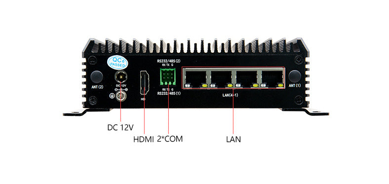 Industrial Control C2120Z-L4 Ethernet Mini Industrial Computer 12th Gen N97 Embedded Vision Industrial PC Host