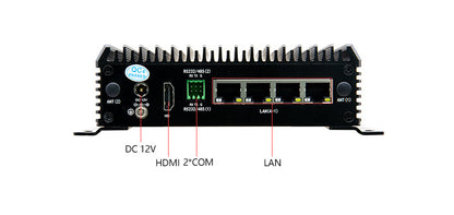 Industrial Control C2120Z-L4 Ethernet Mini Industrial Computer 12th Gen N97 Embedded Vision Industrial PC Host