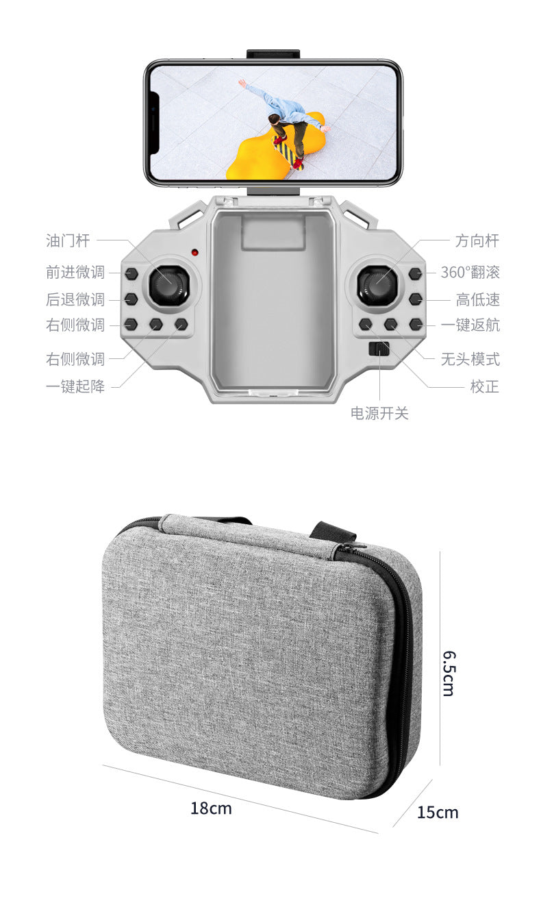 Cross-Border KY910Mini Folding Drone4K High-definition dual-camera aerial photography quadcopter with altitude hold remote control aircraft