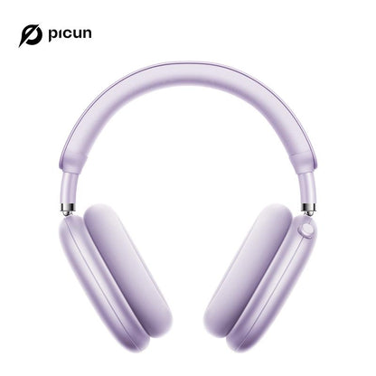 Picun F8 Pro Wireless Headphones - 52dB Noise Cancellation, 5 Smart ENC Mics, Detachable Fabric Ear Cushions, 140 Hour Long Battery Life,  Premium Audio Seamless Dual Device Connection for All-Day Use and Boosted Productivity Bluetooth