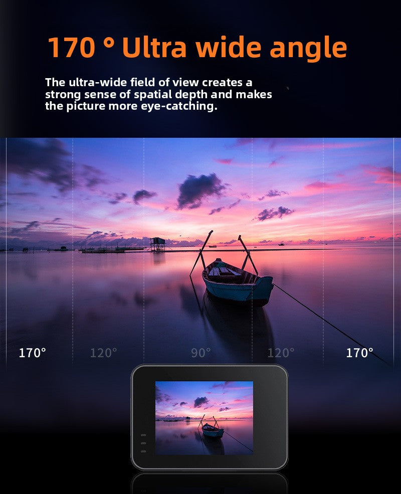 6K Sports Camera Anti-Shake Bare Camera Waterproof Outdoor Cycling Shooting Diving Fishing Sports Camera Cross-Border New Model