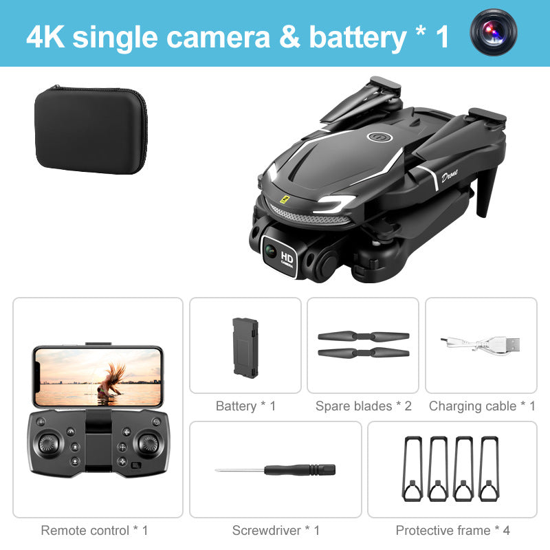 XS9Cross-border Drone4K Dual Camera HD Aerial Photography Foldable Drone with Altitude Hold V88Remote Control Airplane Toy