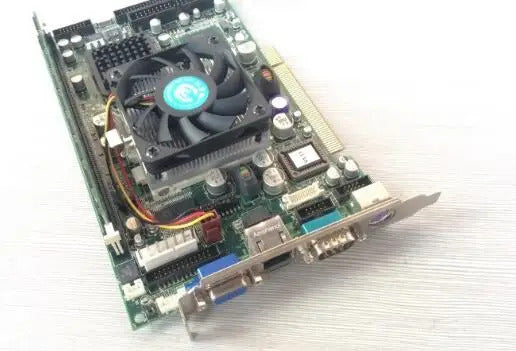 PCI-6870 Rev.A2 100%OK Original Embedded IPC Board  PCI Slot Industrial motherboard Half-Size CPU Card PICMG1.0 With CPU RAM