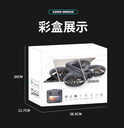 Cross-Border X226Drone flying with screen VR No Need for Phone Drone Aerial Photography HD Professional Optical Flow Brushless