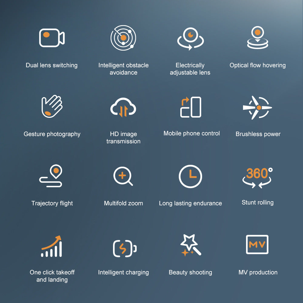 Cross-Border XT606Drone Aerial Photography HD Long Endurance Optical Flow Obstacle Avoidance Dual Lens Remote Control Aircraft Toy drone