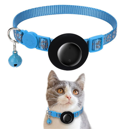 Pet Cat Tracking Collar Only iOS Compatible Apple Find My Locator Footprint Reflective Collar