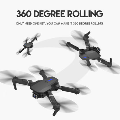 Cross-Border E88pro Foldable Drone HD Dual Camera Aerial Photography Altitude Hold Quadcopter Remote Control Aircraft E525