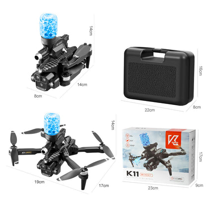 K11Max Drone Brushless Motor Three-Camera Aerial Photography Quadcopter Water Bomb Launch Remote Control Aircraft Drone