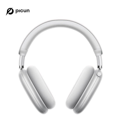 Picun F8 Pro Wireless Headphones - 52dB Noise Cancellation, 5 Smart ENC Mics, Detachable Fabric Ear Cushions, 140 Hour Long Battery Life,  Premium Audio Seamless Dual Device Connection for All-Day Use and Boosted Productivity Bluetooth
