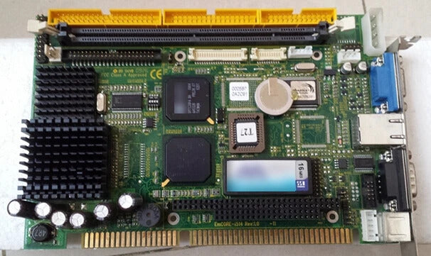 EmCORE-i514 100% OK Original IPC ISA Board Industrial motherboard Half-Size CPU Card PICMG1.0 PC/104 Mainboard with CPU RAM
