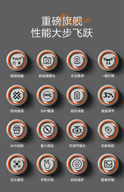 Cross-Border YL05Drone Flying Across Large Screen Without Phone Aerial Photography HD Optical Flow Brushless Toy Airplane