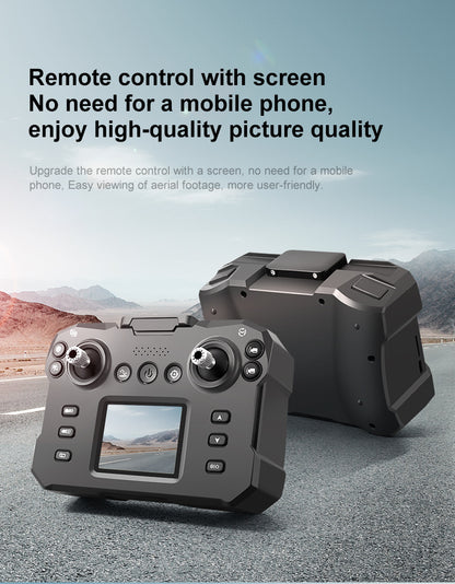 Cross-Border K6 MAX Drone with screen control, optical flow positioning, quadcopter with brushless motor, remote control airplane toy