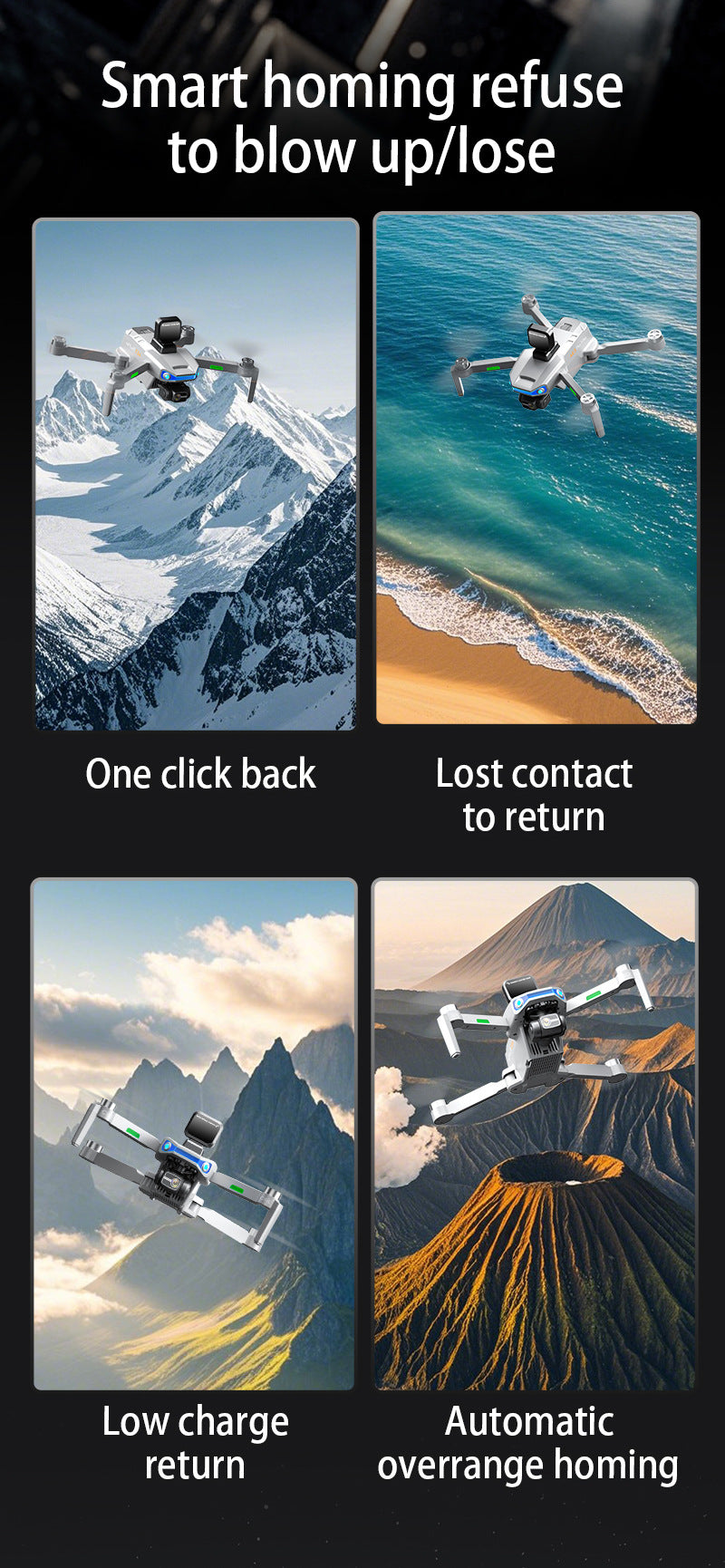 Cross-Border AE3Drone remote control with screen brushless GPS Three-axis gimbal Obstacle Avoidance Drone Remote Control Aircraft