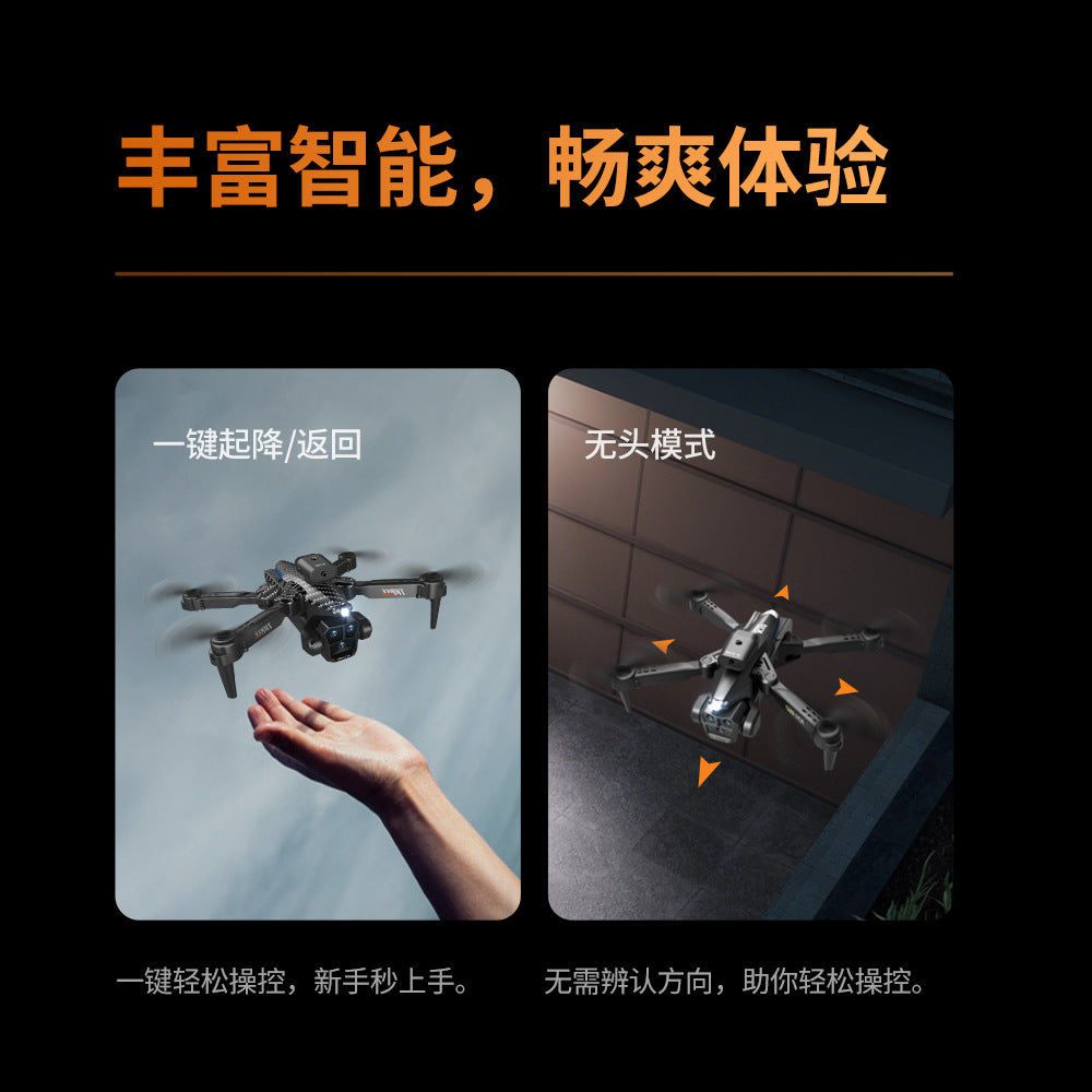 Cross-Border K10MAX High-definition Three-camera Aerial Photography Drone Obstacle Avoidance Remote Control Aircraft Optical Flow Quadcopter drone