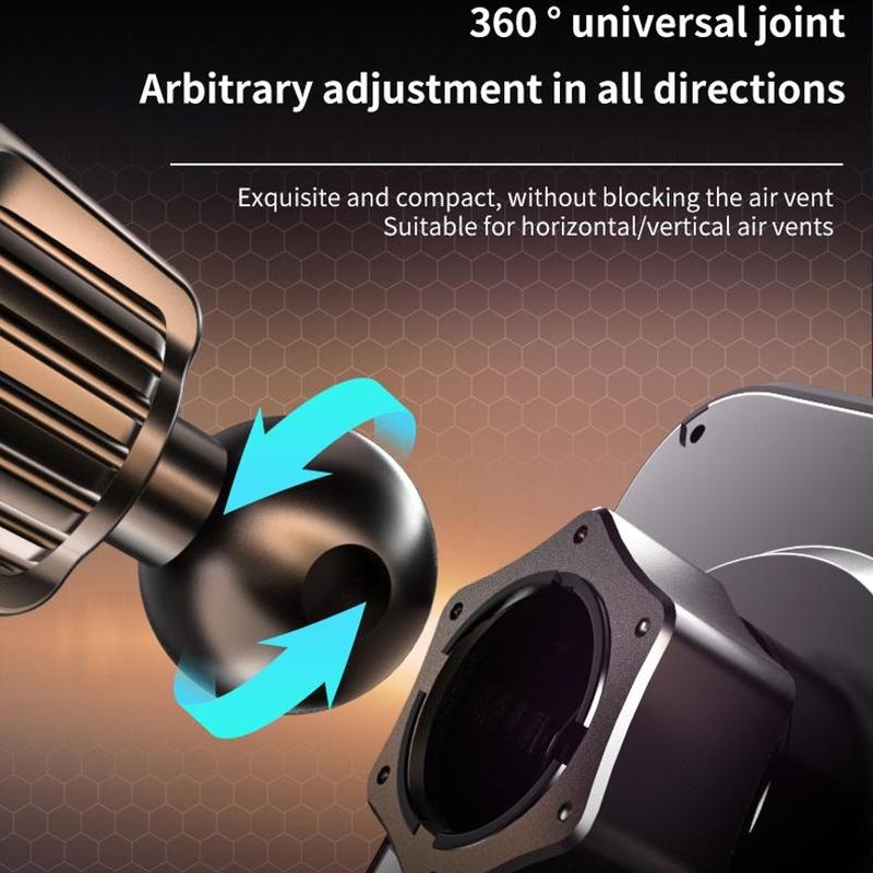 Wireless Car Charger Fast Auto Clamping Car Charger Phone Holder fit iPhone Pro  tags Smartphone Cellphone Charging Electronic magnetic 360 rotating Lightning Bracket