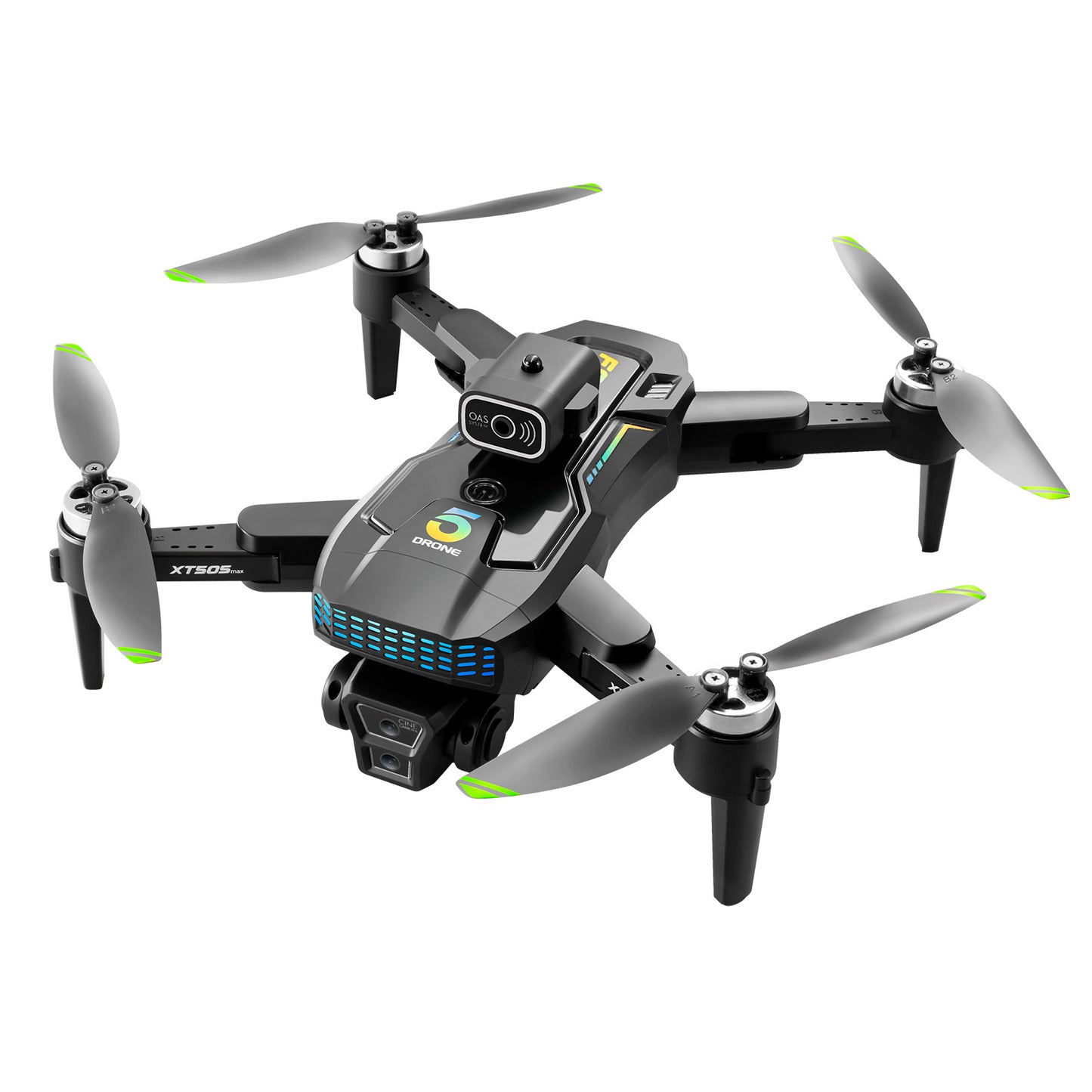 Cross-Border XT505Uav GPS Positioning Brushless Motor HD Dual Camera Aerial Photography Obstacle Avoidance Remote Control Aircraft Drone